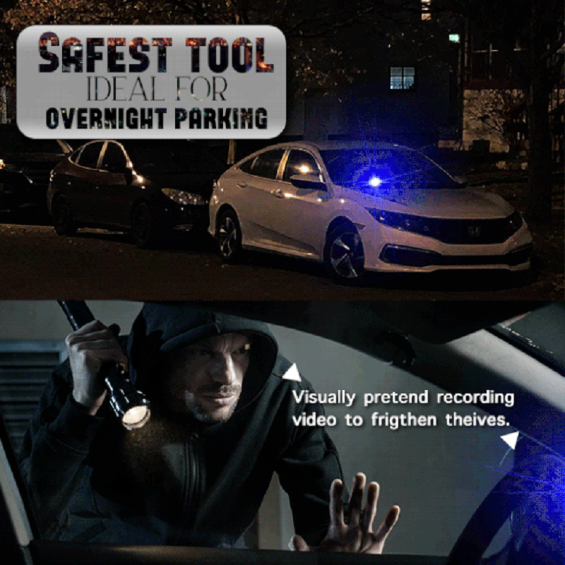 Auto Solar LED Alarm Light Theft Protection Indicator Light