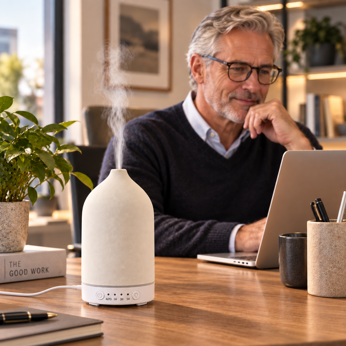 Aroma Diffuser Ultraschall mit 8 Stunden Laufzeit