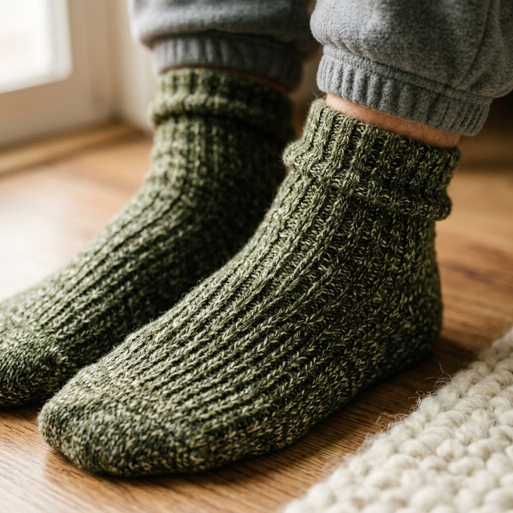 Dicke Wintersocken im 5er-Set