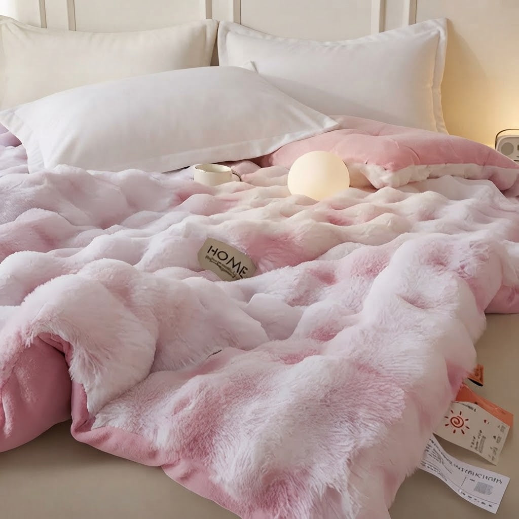 Fleece Bettdecke Milchvelours – Kuschelweich