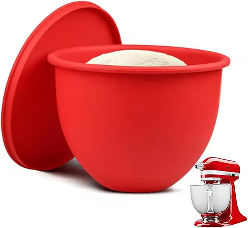 Silikon-Rührschüssel-Einsatz für KitchenAid mit Deckel