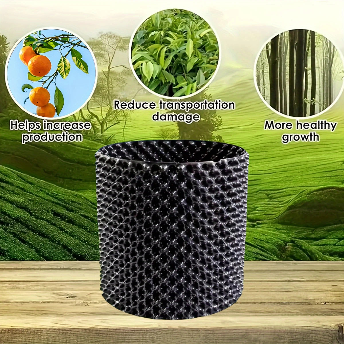 Root guide system plastic 20x20 cm – Prevents root rot