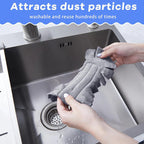 Microfiber Cleaning Pads – Dust, Hair & Dirt in One Wipe - Set of 5