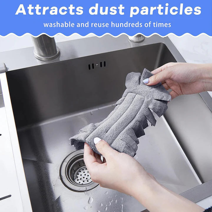 Microfiber Cleaning Pads – Dust, Hair & Dirt in One Wipe - Set of 5