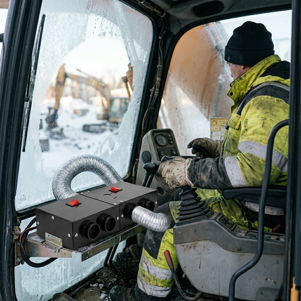 24V Autoheizung für LKW & Bus mit 4 Luftauslässen, Metallgehäuse