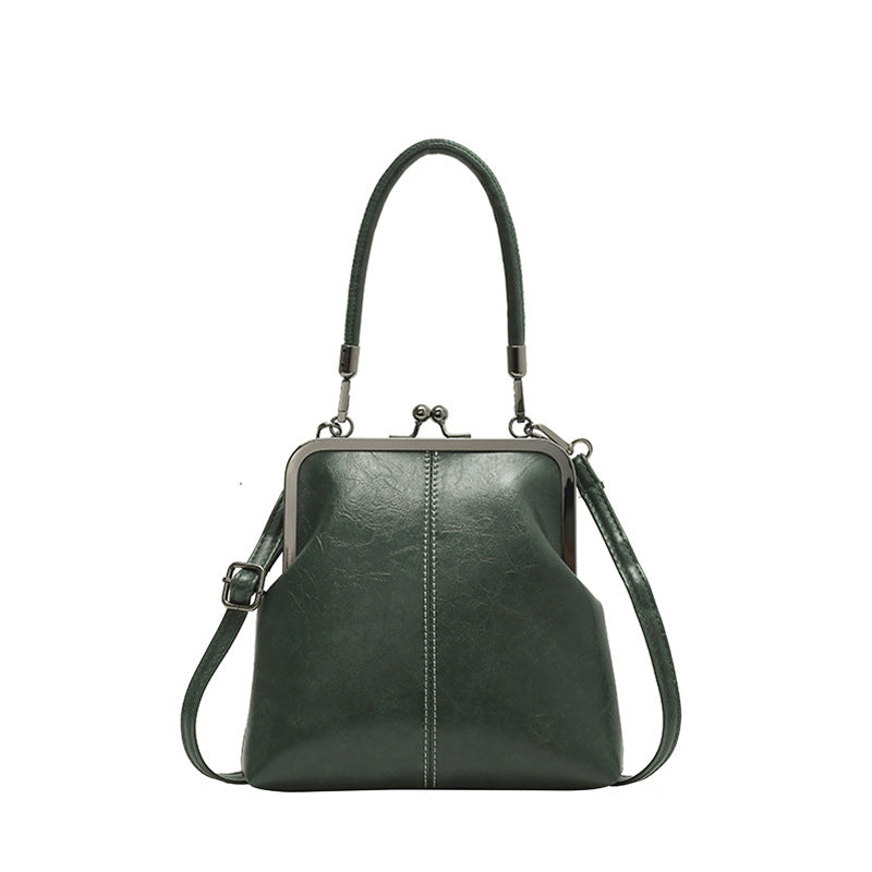 Vintage Handtasche mit Bügelverschluss