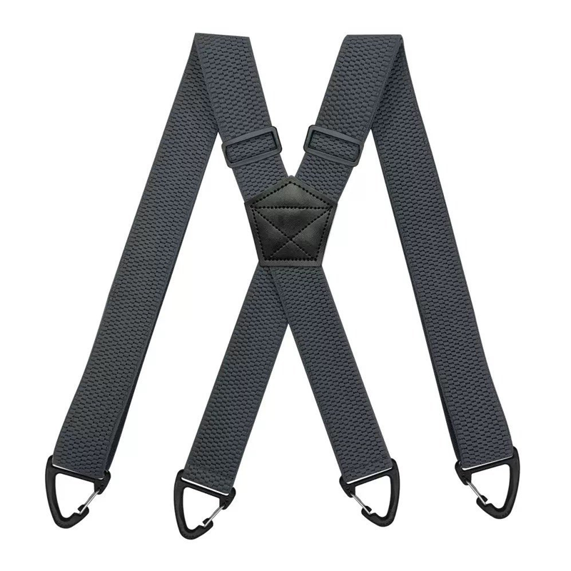 Men's adjustable suspenders with Y-back