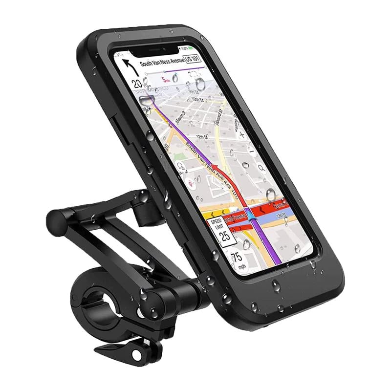 Smartphone-Halterung Fahrrad wasserdicht mit kabellosem Laden