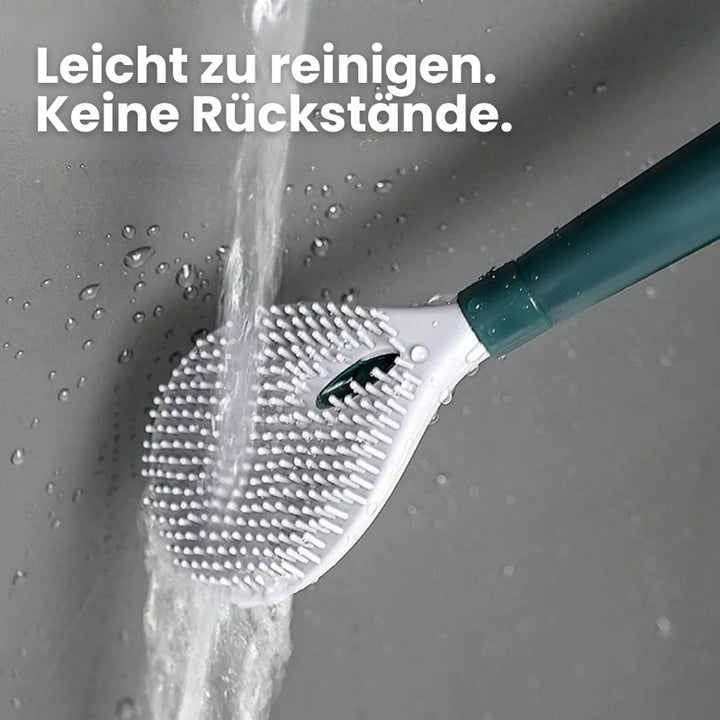 Toilet brush with spray function – wall mounting without drilling