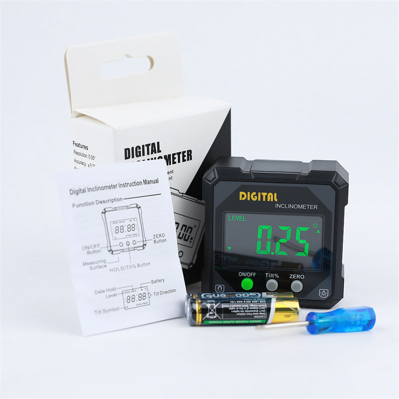 Digital magnetic protractor waterproof IP54