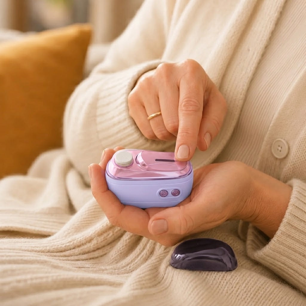Elektrischer Nagelknipser 2-in-1 mit Auffangfach & LED – für Finger- und Fußnägel