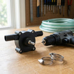 Self-priming drill pump, 20–30 l/min, connection Ø 19 mm