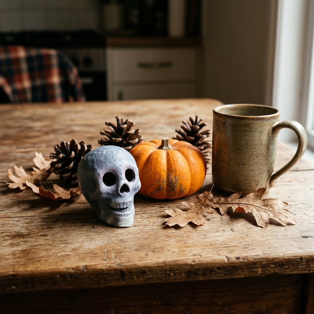 Fireproof ceramic skull for fire bowl & fireplace, heat-resistant up to 980 °C - individually or in a set of 3