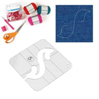 Quilting-Schablonen Set mit 11 Vorlagen für Freies Nähen