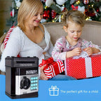 Electronic savings box with code