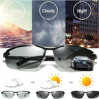 Photochrome Sonnenbrille mit UV400-Schutz und Polarisierung