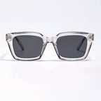Men's Square Gray Sunglasses – UV400 Protection