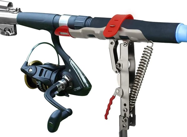 Angelrutenhalter mit Biss-Sensor für Strand und Ufer