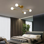LED Deckenleuchte Gold – Moderne Arme mit E27 Fassungen