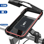 Smartphone-Halterung Fahrrad wasserdicht mit kabellosem Laden