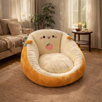 Sitzsack Plüsch mit Tiermotiv – weicher Bodensessel