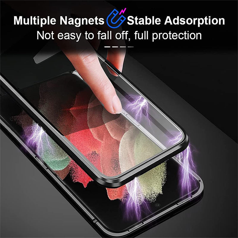 Magnetische Handyhülle aus Glas – 360° Schutz