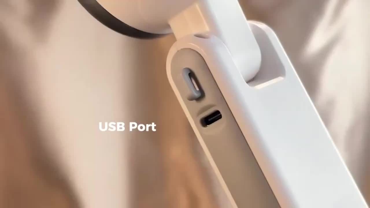 Handventilator USB wiederaufladbar mit 5 Geschwindigkeiten