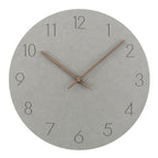 Wanduhr Skandinavisch mit Walnusszeiger