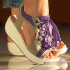 Women's sandals with laces – lightweight and breathable