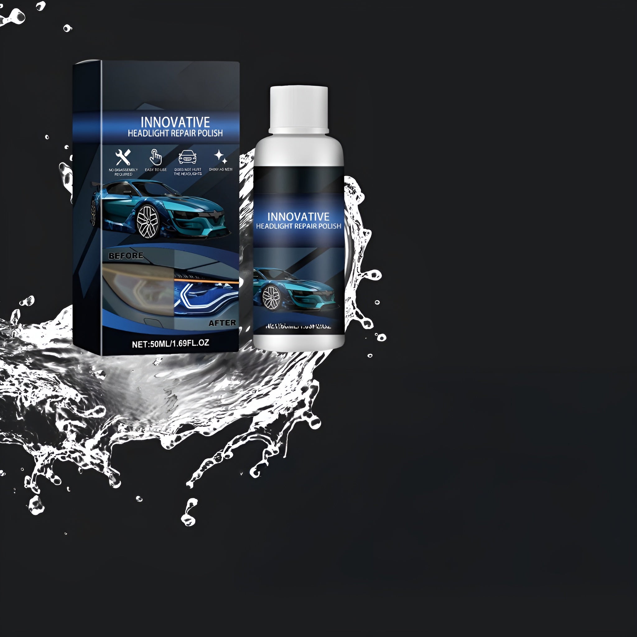 Headlight Repair Kit – Remove Oxidation and Yellowing