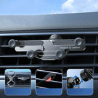 Adjustable car phone holder with air vent mount