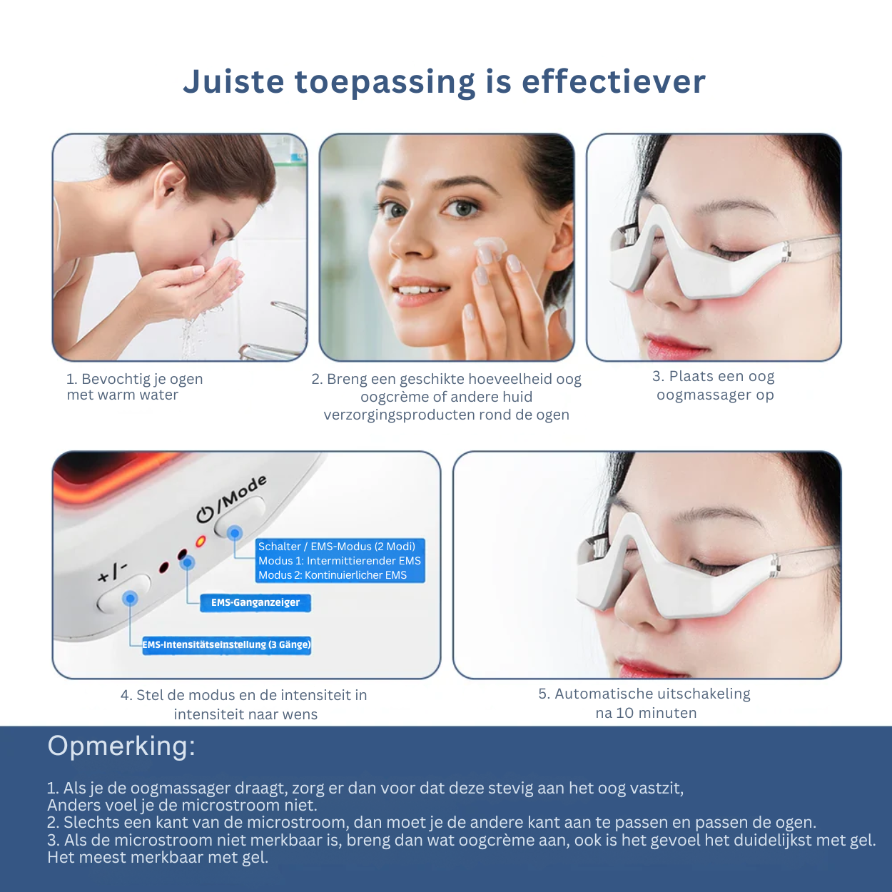 LED-Rotlichttherapie-Brille für Augenpartie