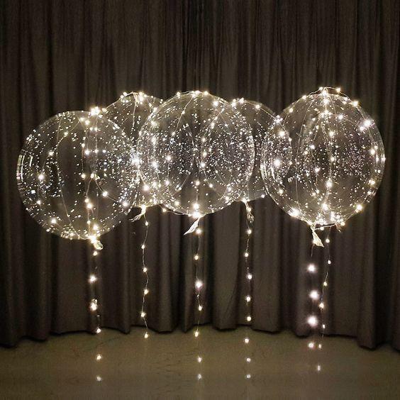 LED-Luftballons mit Lichteffekt – wiederverwendbar