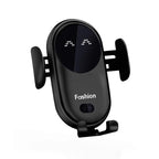 Wireless car charger with automatic phone holder