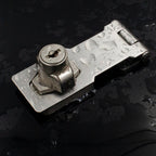Door lock with hinge bolt and 2 keys