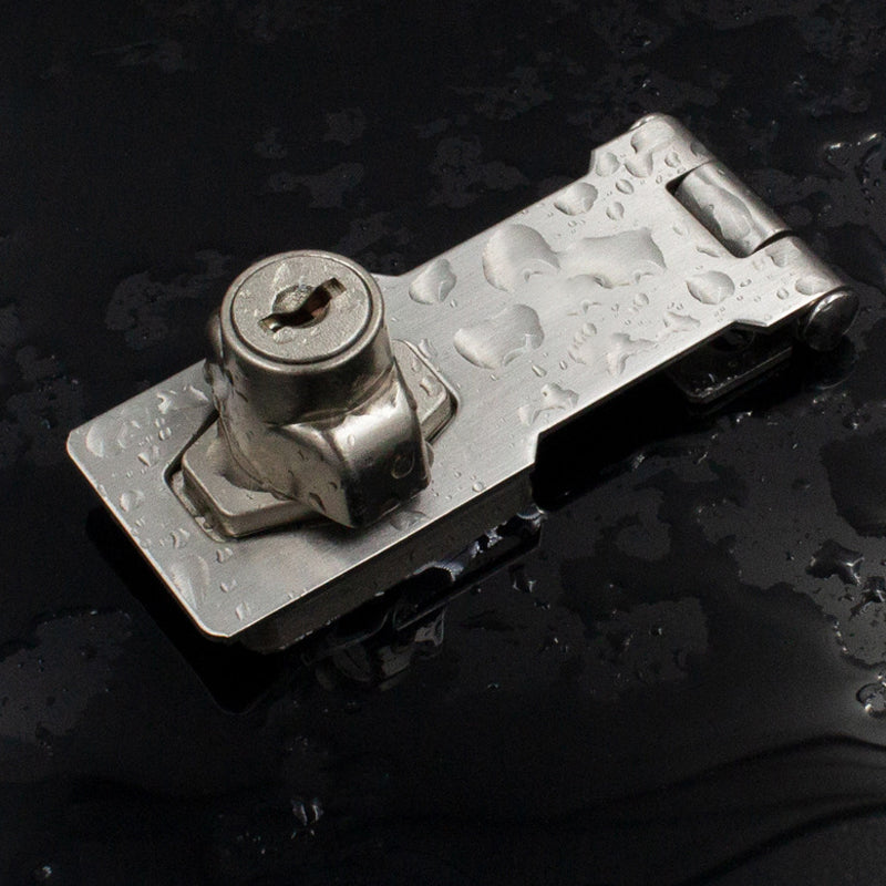 Door lock with hinge bolt and 2 keys