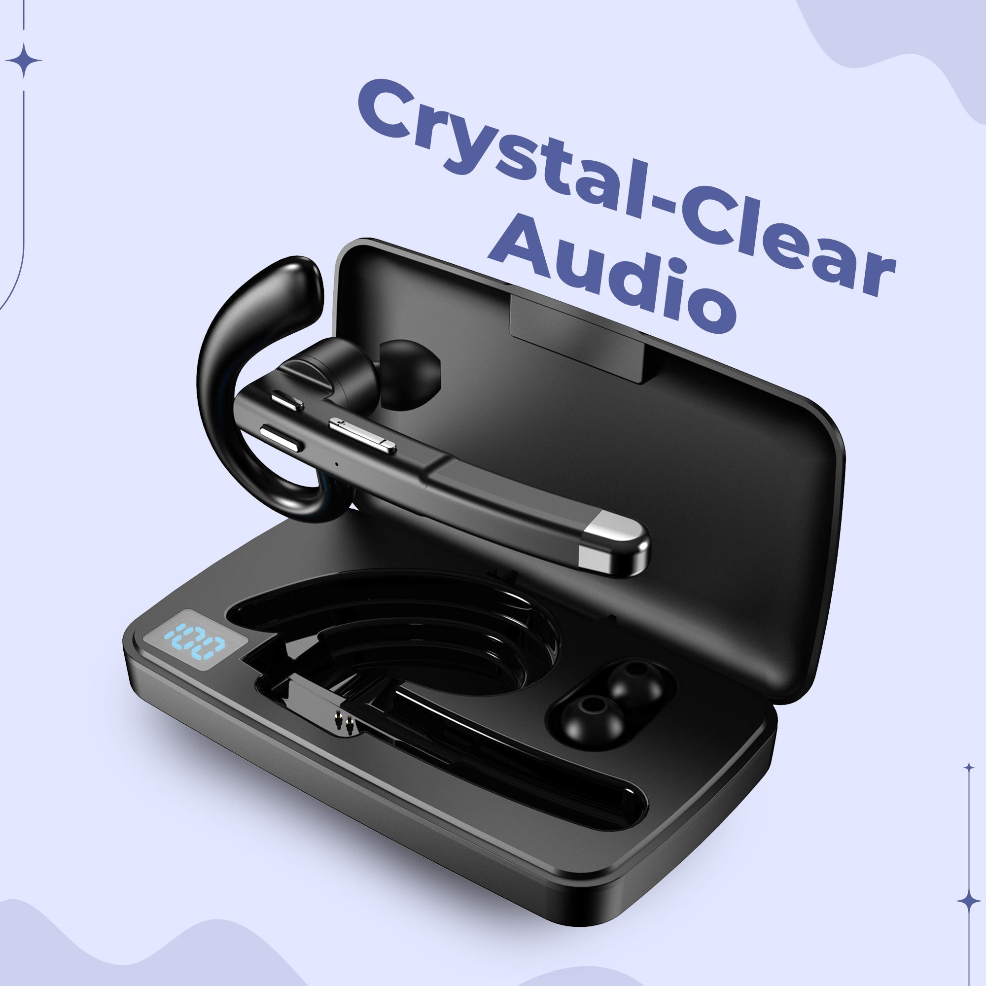 Bluetooth Headset mit Dual-Mikrofon und Noise Cancelling