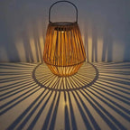 Solar Lantern Rattan with Automatic Sensor