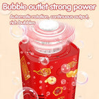 LED Bubble Machine with Light Effects – Battery-Powered for Outdoor Use