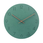 Wanduhr Skandinavisch mit Walnusszeiger