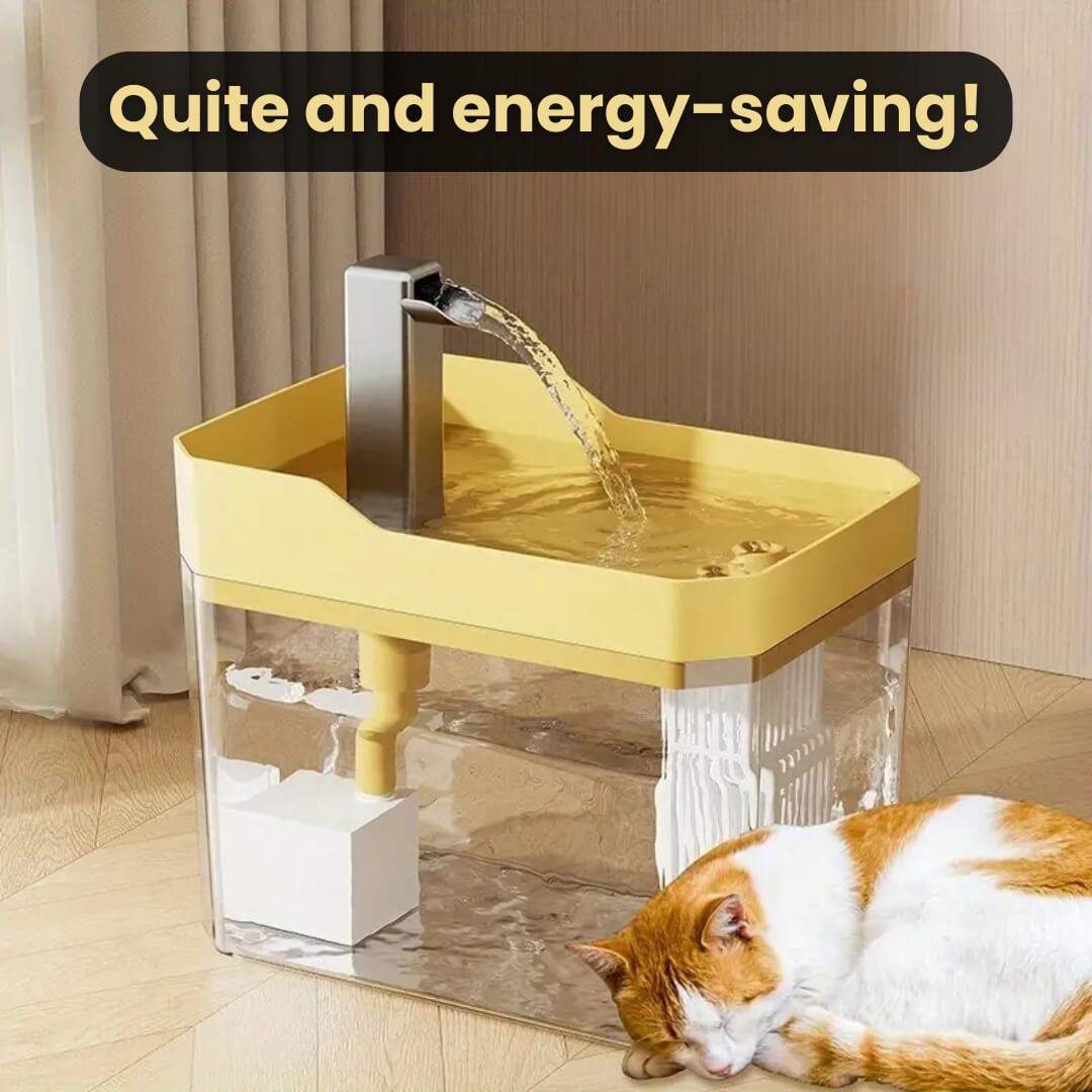 Cat Drinking Fountain 360° with Sensor – 1.5 L Quiet Water Dispenser