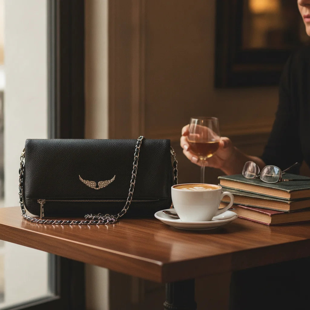 Glamour und Funktion in einer eleganten Clutch