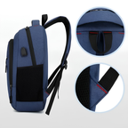 Laptop-Rucksack wasserabweisend mit USB-Anschluss