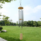 Windspiel Aluminium 6 Rohre 65 cm – Melodie Amazing Grace