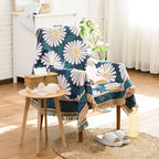 Überwurf Bohemian mit Quasten – Wendbares Design aus Baumwolle