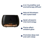 Humidifier with Salt Stones – LED Lighting and Ultrasonic