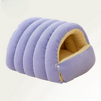 Haustierhöhle mit Plüschfutter – Warmes Kuschelbett für Katzen & Hunde