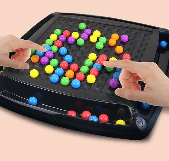 Strategy game with colorful balls – logic and tactics for young and old