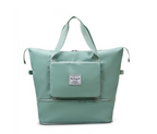 Foldable travel bag with wet compartment