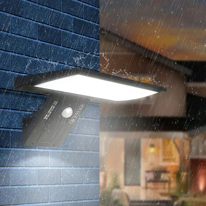Solar-Wandleuchte mit Bewegungsmelder und Fernbedienung